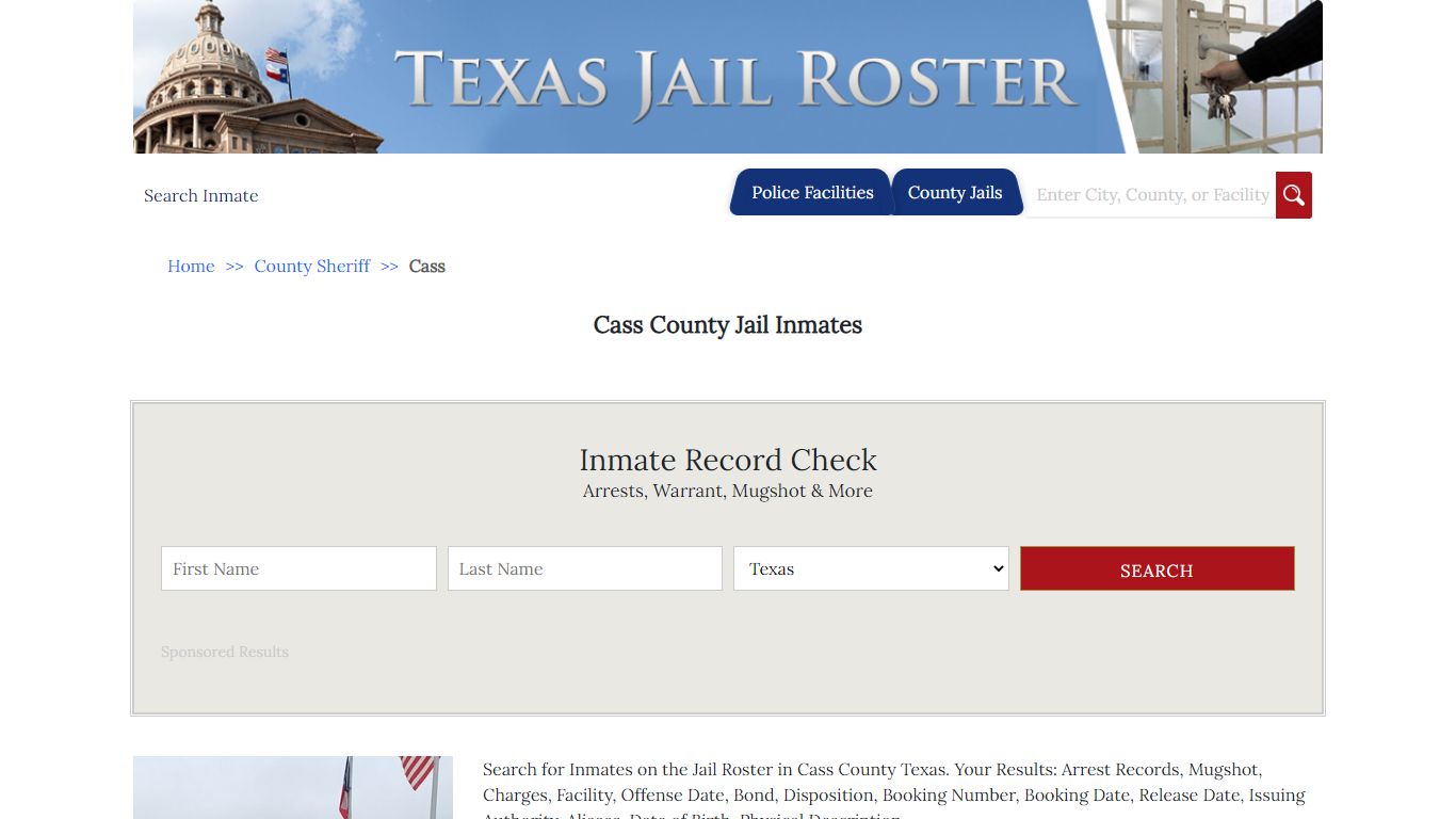 Cass County Jail Inmates | Jail Roster Search